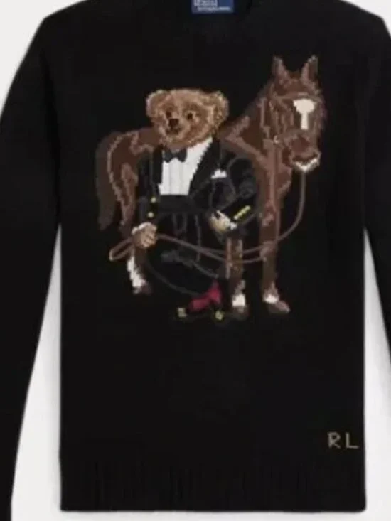 Polo Ralph Lauren Polo Bear Wool Sweater - Picture 2 of 8